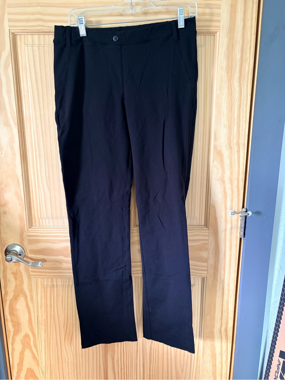 Yogipace Black High-Waist stretchy work pants